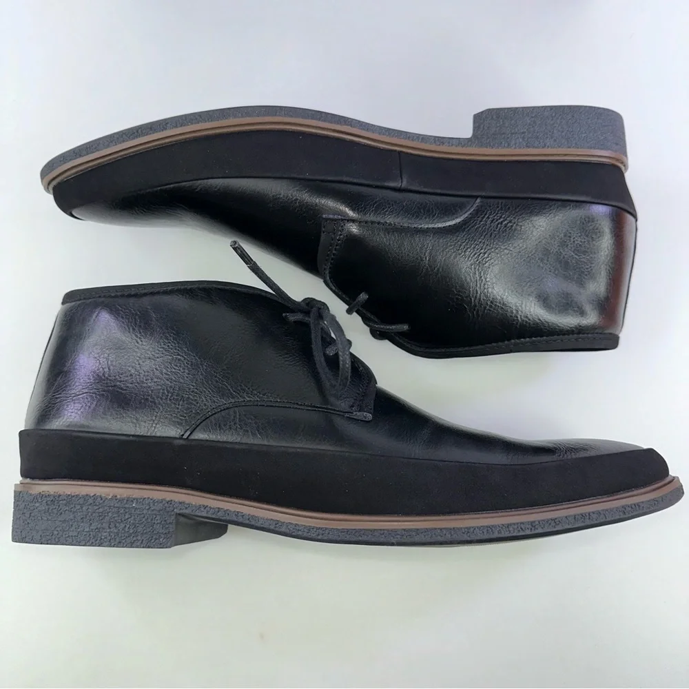 Alfani Men\'s Clyde Chukka Ankle Boots Leather Black 11M New Alfani | Shoes | Alfani Mens Clyde Chukka Ankle Boots  main image 4